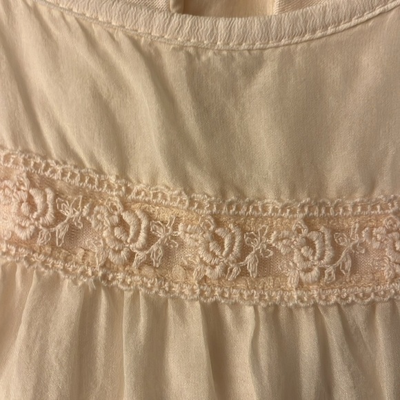 Alice Rinaldi MEDIUM Baby Doll Blush Pink Silk Blouse - Picture 10 of 10